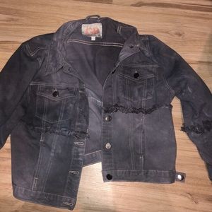 Grey denim jacket